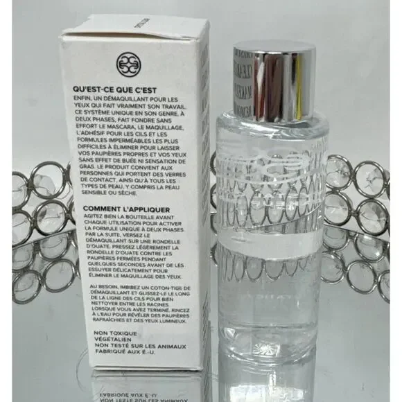 Bundle of 3 ~Crystal Clear Eye Makeup Remover ~NIB~Static Nails~50 ml/1.69 fl oz